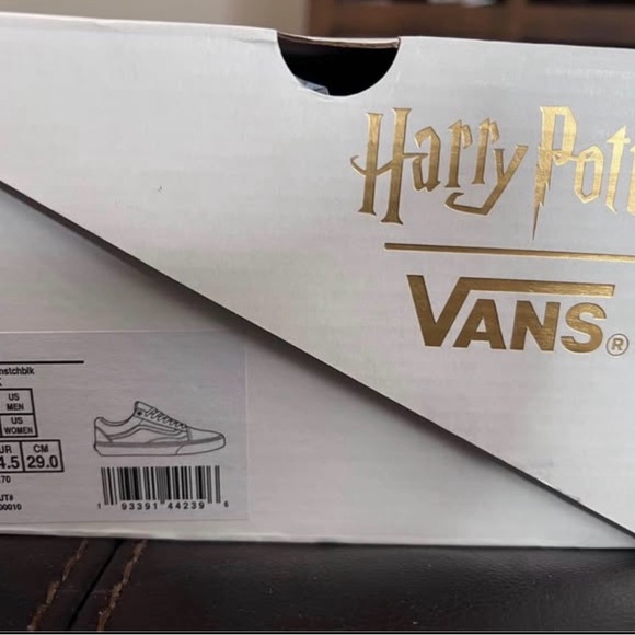 Vans Black and Gold Themed Sneakers - Picture 3 of 3